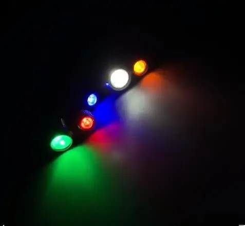 12mm mini Metal LED Pilot tablica rozdzielcza wskaźnik sygnału lampka ostrzegawcza 15cm kabel chromowane wykończenie samochodu łódź morska