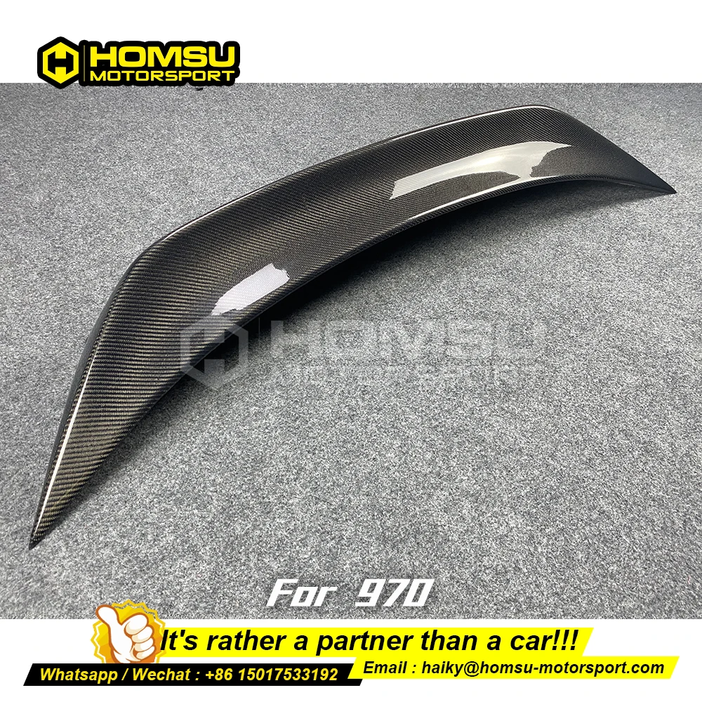 carbon fiber rear spoiler for 970 Car Trunk Spoiler Car Styling Wing Car Accessories Rear Trunk Spoiler for porsch 970 Dropship