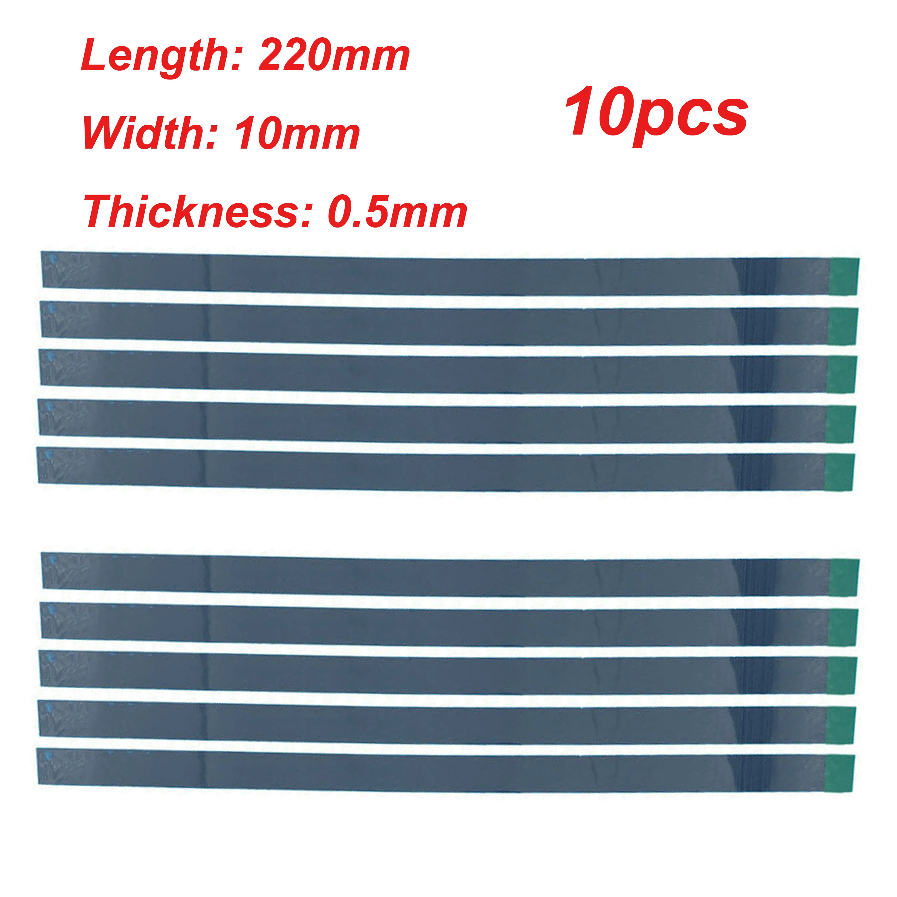 10pcs New Pull Tabs Stretch Release Adhesive Strips for LCD Screen with/without Handle - Black/White