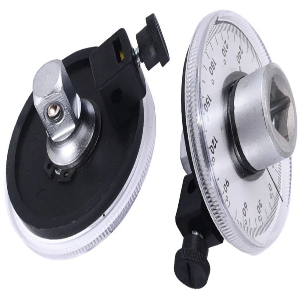 360° 1/2 Inch Angle Torque Gauge Torque Auto Measuring Instrument Adjustable Drive Torque Angle Gauge Hand Tools