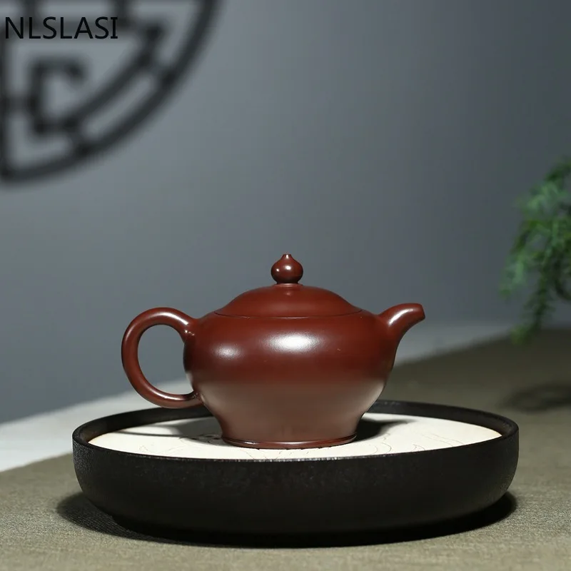 

Authentic Yixing tea pots Purple Clay Teapot Raw ore Zhu Mud Beauty Kettle Handmade Boutique Tea Ceremony Supplies 240ml