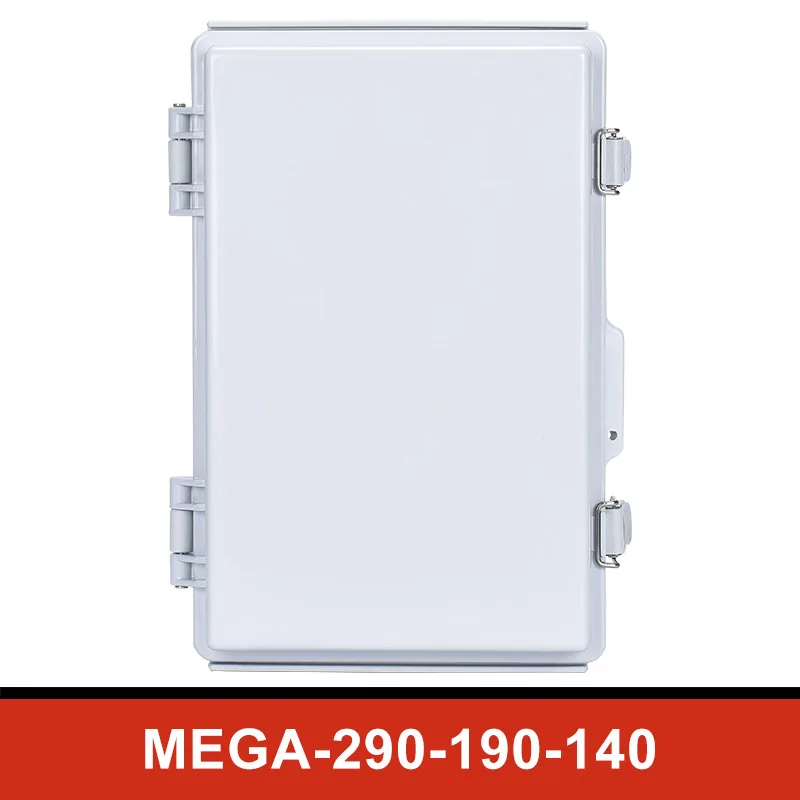 ABS Plastic Waterproof Enclosure Electrical Distribution Box With Hasp Electrical Junction Box Outdoor Sealed Switch Power Case