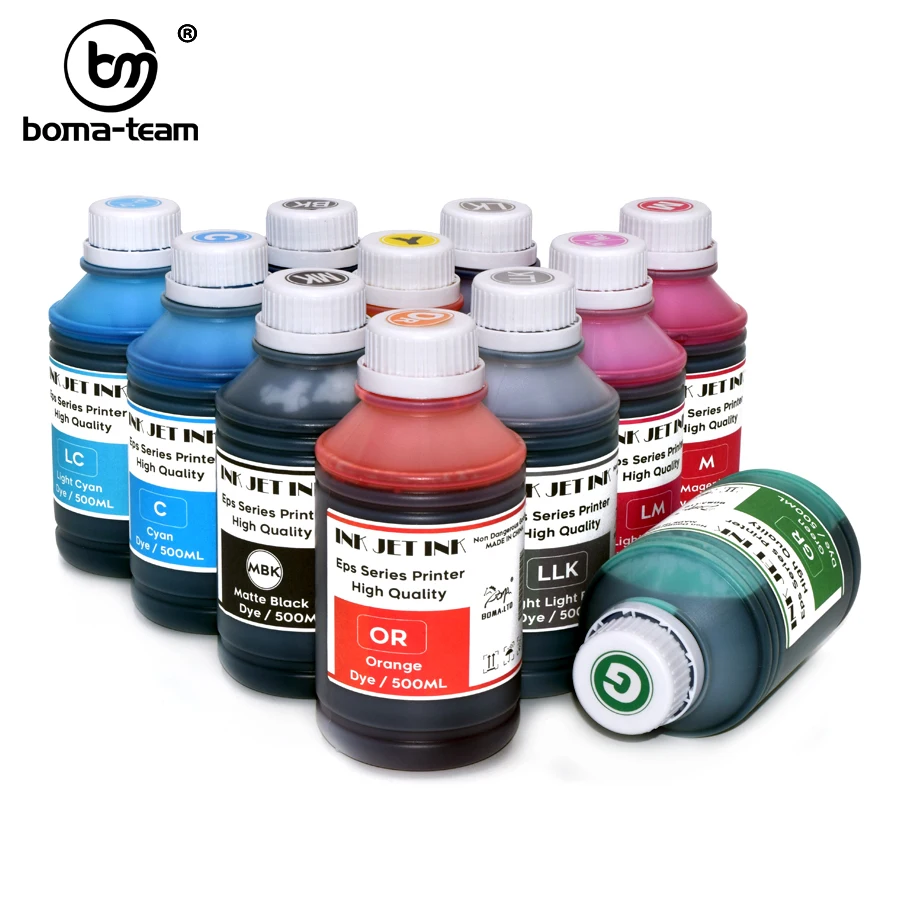 

500ML 11Colors Water Based Dye Ink For Epson Stylus PRO 4900 4910 7900 9900 7910 9910 Inkjet Printers