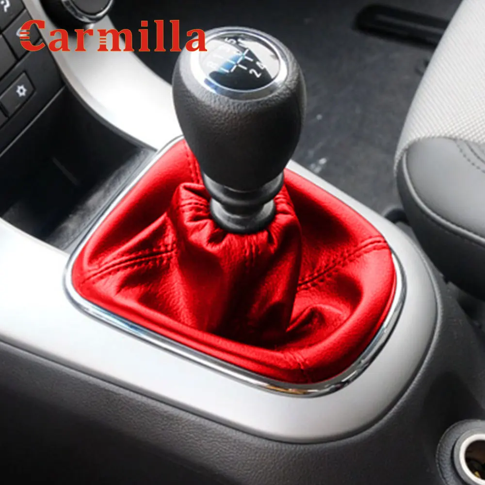 Car Gear Shift Stick Gaiter Boot Leather Dust-proof Cover Fit for Chevrolet Cruze Sedan Hatchback 2009-2013 MT Accessories