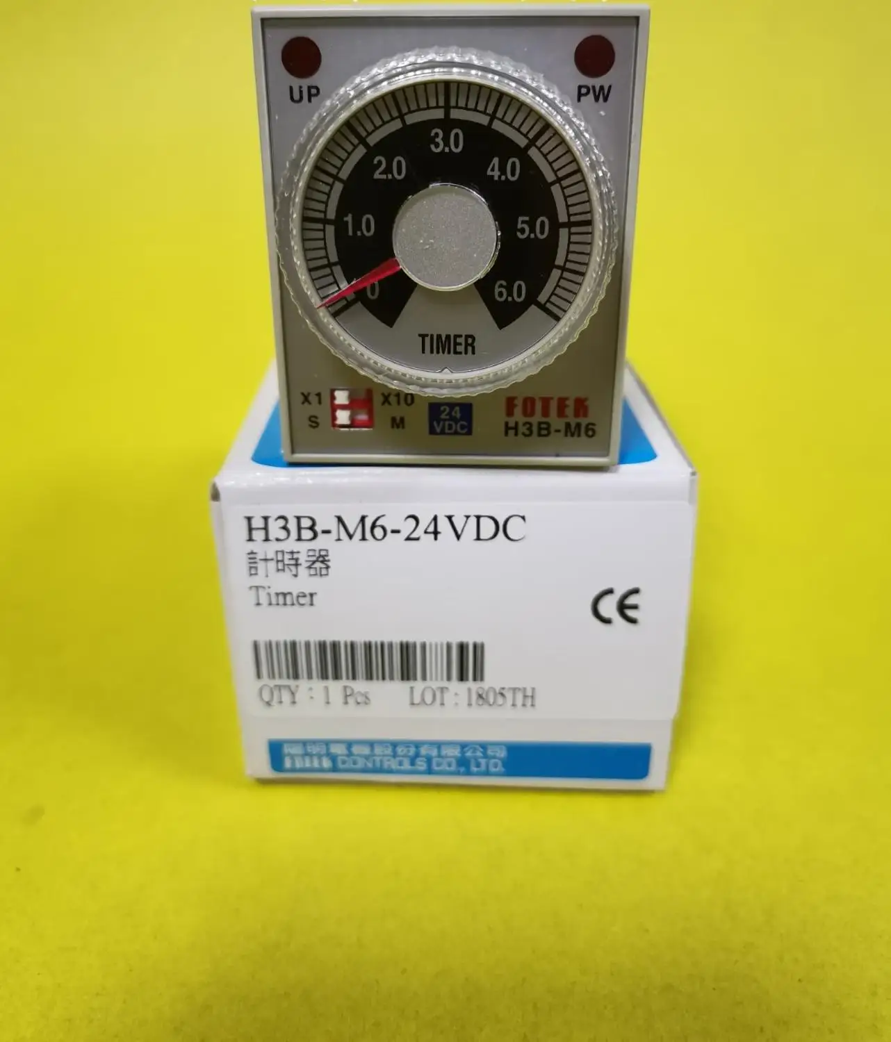 Relè temporizzato originale FOTEK Taiwan importato H3B-M6-24VDC