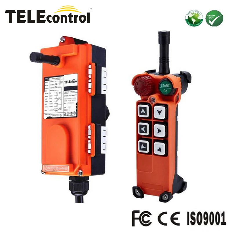 Telecontrol F21-E1 6 Way RC Industrial Wireless Radio Remote Control F21E1 for Hoist Overhead EOT Crane Controller