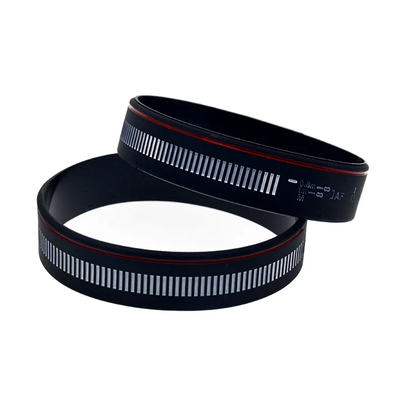 1 Stück Silikon-Armband mit Kameralinsenmarkierungen, Fokusier-Linsen-Armband, Unisex, verstellbares Armband für Sport und Fitness – Detail 6