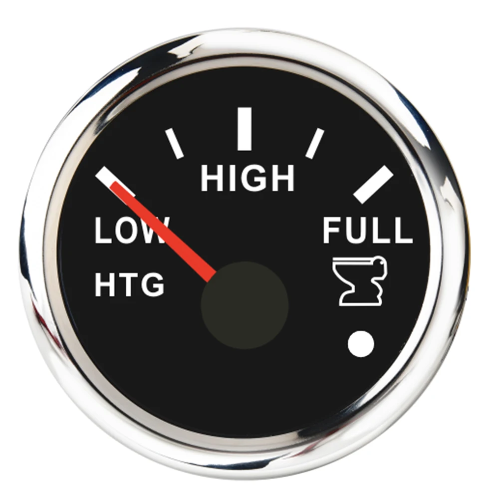 5pcs52MM Gauge HTG Sewage Level Gauge Low High Full Boat Sewage Level Meter Marine Holding Tank Level Gauge 0-190ohm Customized