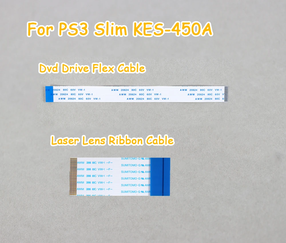 플레이 스테이션 3 PS3 슬림 KEM-450AAA KES-450A 레이저 렌즈 리본 케이블 KES 450A 용 50PCS Dvd 플렉스 리본 케이블