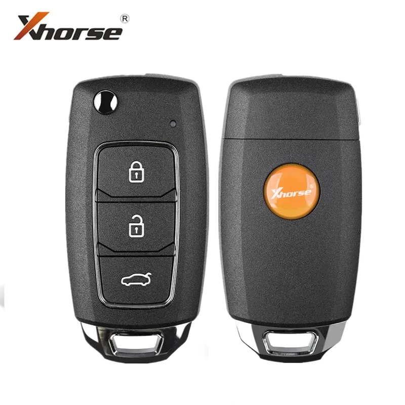 Xhorse XKHY05EN HYU.D Style Wired Universal Remote Key Fob 3 Button English Version for VVDI Key Tool 5pcs/Lot