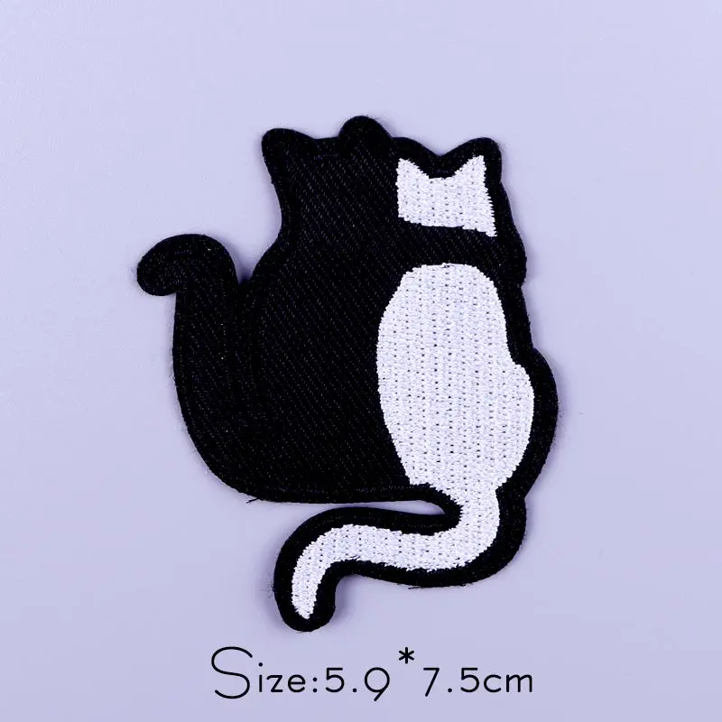 Cartoon Tier Eisen Auf Patch Auf Kleidung Gestickte Patches Für Kleidung Thermoadhäsive Patches Katze Dinosaurier Patch Kleidung Abzeichen – Detail 25