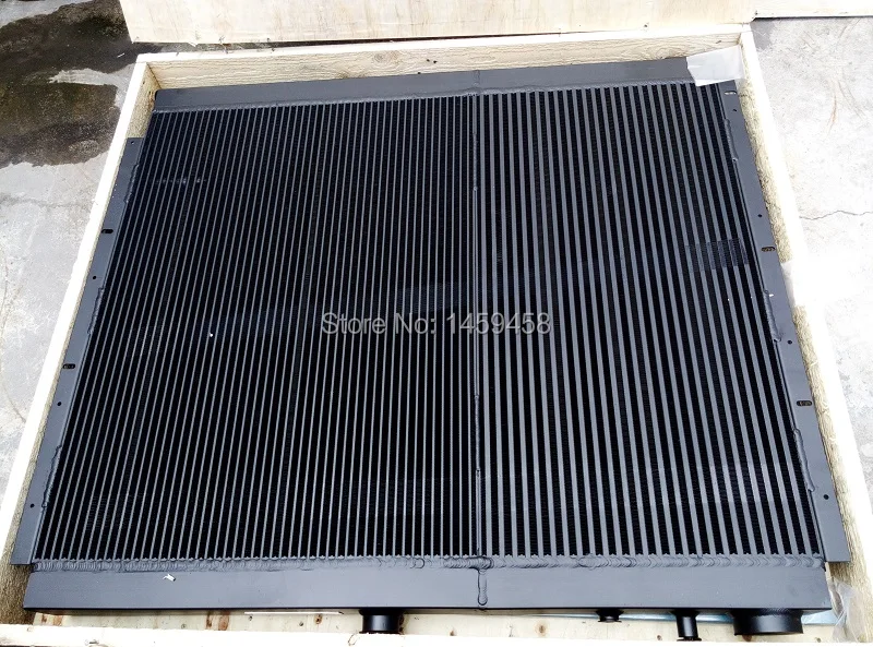 22999866 air compressor black plate fin air/oil cooler radiator heat exchanger