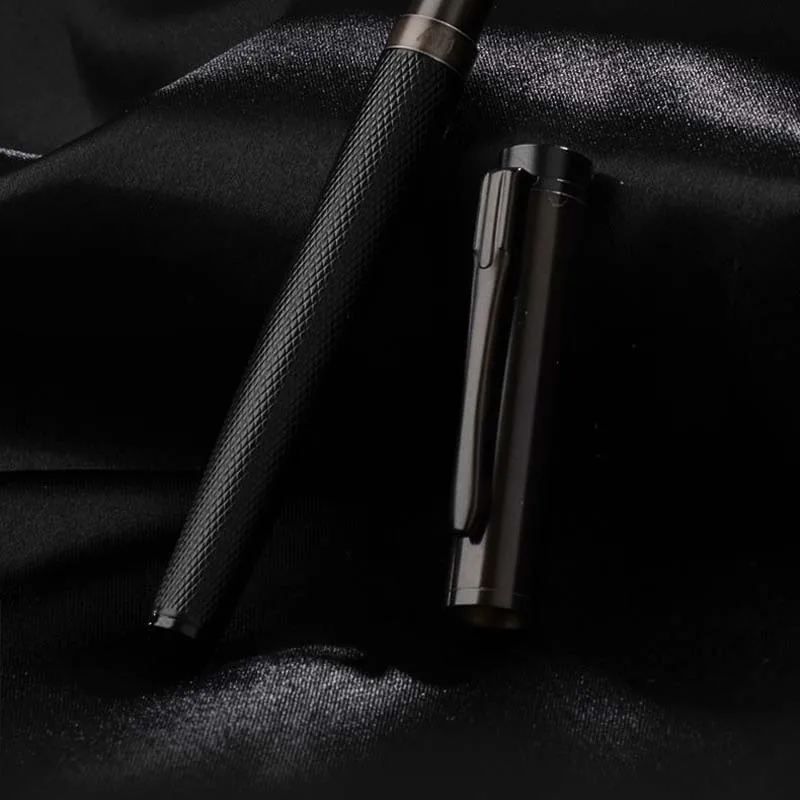 Hero Black Series Fountain Pen Waves Matte Black Nib School Student Office Stationery Ink Pens