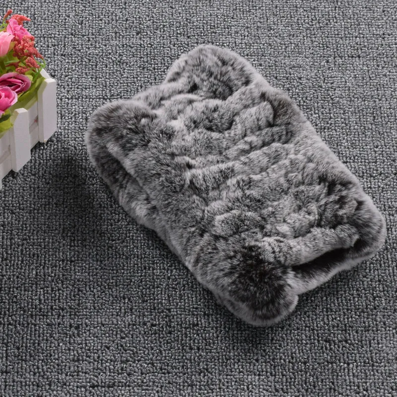 ウサギの毛皮のヘッドバンド,暖かい冬のスカーフ,ストライプ,柔らかく弾力性のある,女性のためのファッショナブルなヘッドバンド