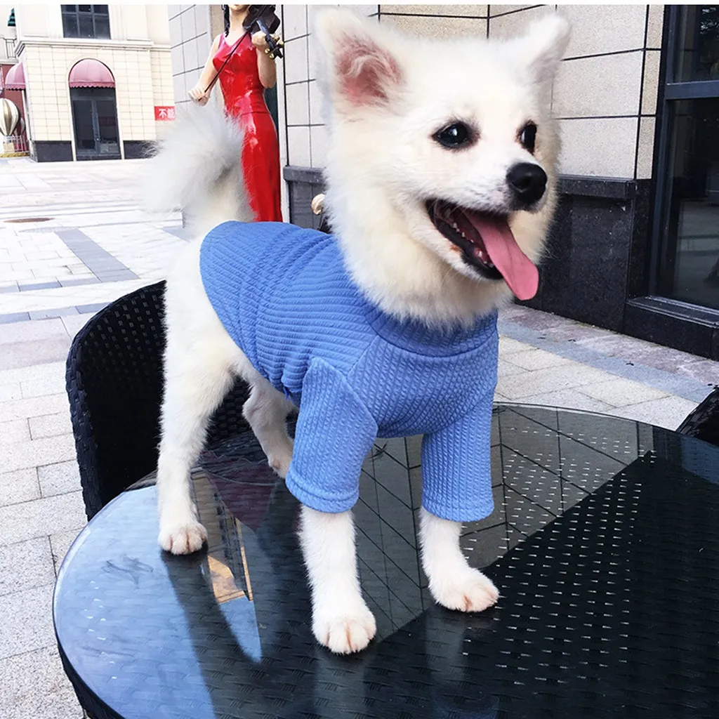 Pet Clothes Dog Warm Two-Legged Clothes Winter Bottoming Shirt Sweater Clothing for Small Dog Fleece Puppy Clothing ropa para