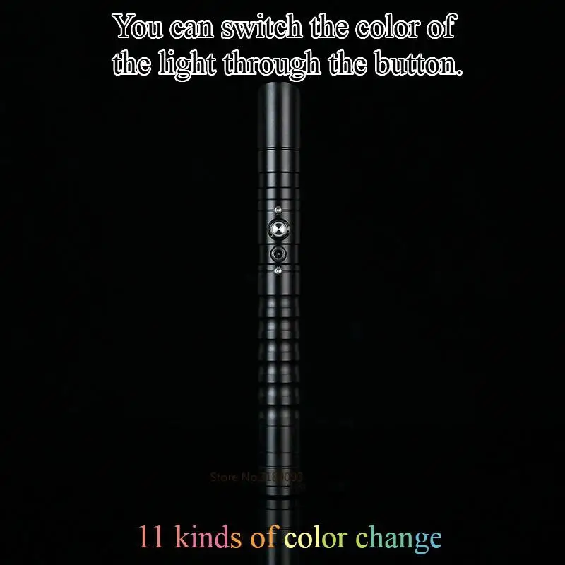 2024 Hot 100CM Lightsaber 11 Color Light Saber Metal Sword Rgb Discoloration Laser Saber Children\'s Cosplay Toys Christmas Gift