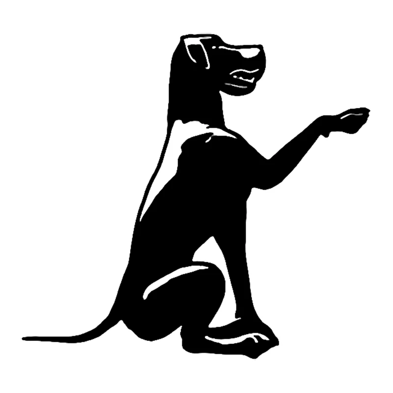 

31346# Die-Cut Vinyl Decal Great Dane Car Sticker Waterproof Auto Decors on Bumper Rear Window