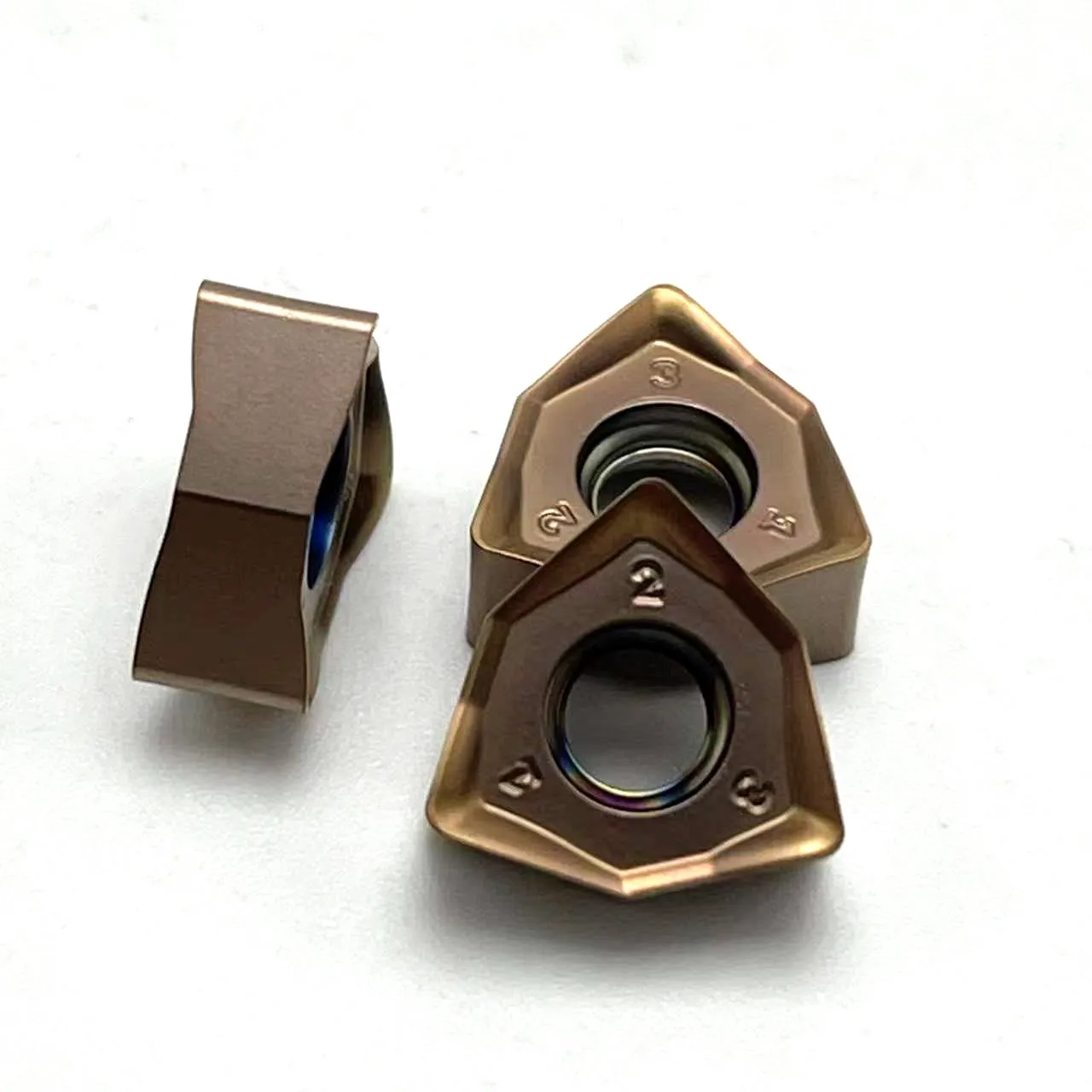 Alloy tool WNMU040304 EN double-sided hexagonal fast feed milling inserts high quality replacement APMT1604 milling inserts