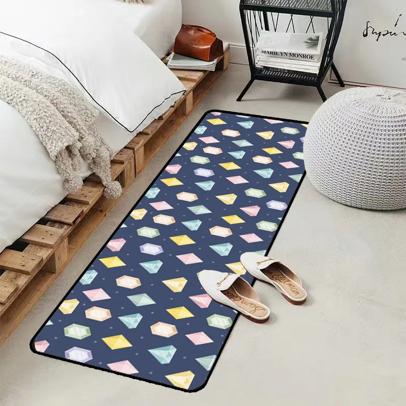 Kitchen Mat Cheaper Anti-slip Modern Area Rugs Living Room Balcony Bathroom Printed Carpet Doormat Hallway Geometric Bath Mat