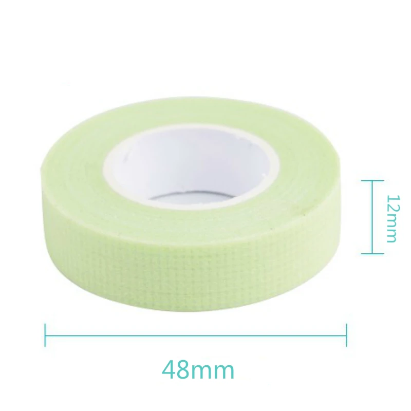 5pcs New Lint-free Tape Green Non-woven Wrap Tape  Under Eye Paper Pads Tape Eye Pads Eyelash Extension tool