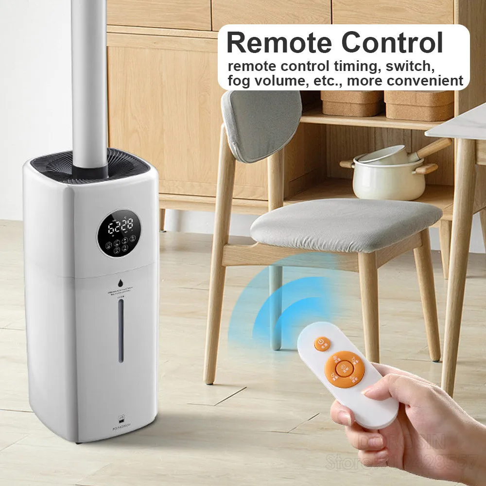 21L ขนาดใหญ่ความจุ Air Humidifier Diffuser Commercial สมาร์ทความชื้นควบคุมรีโมทคอนโทรล Mist Sprayer 110V-220V