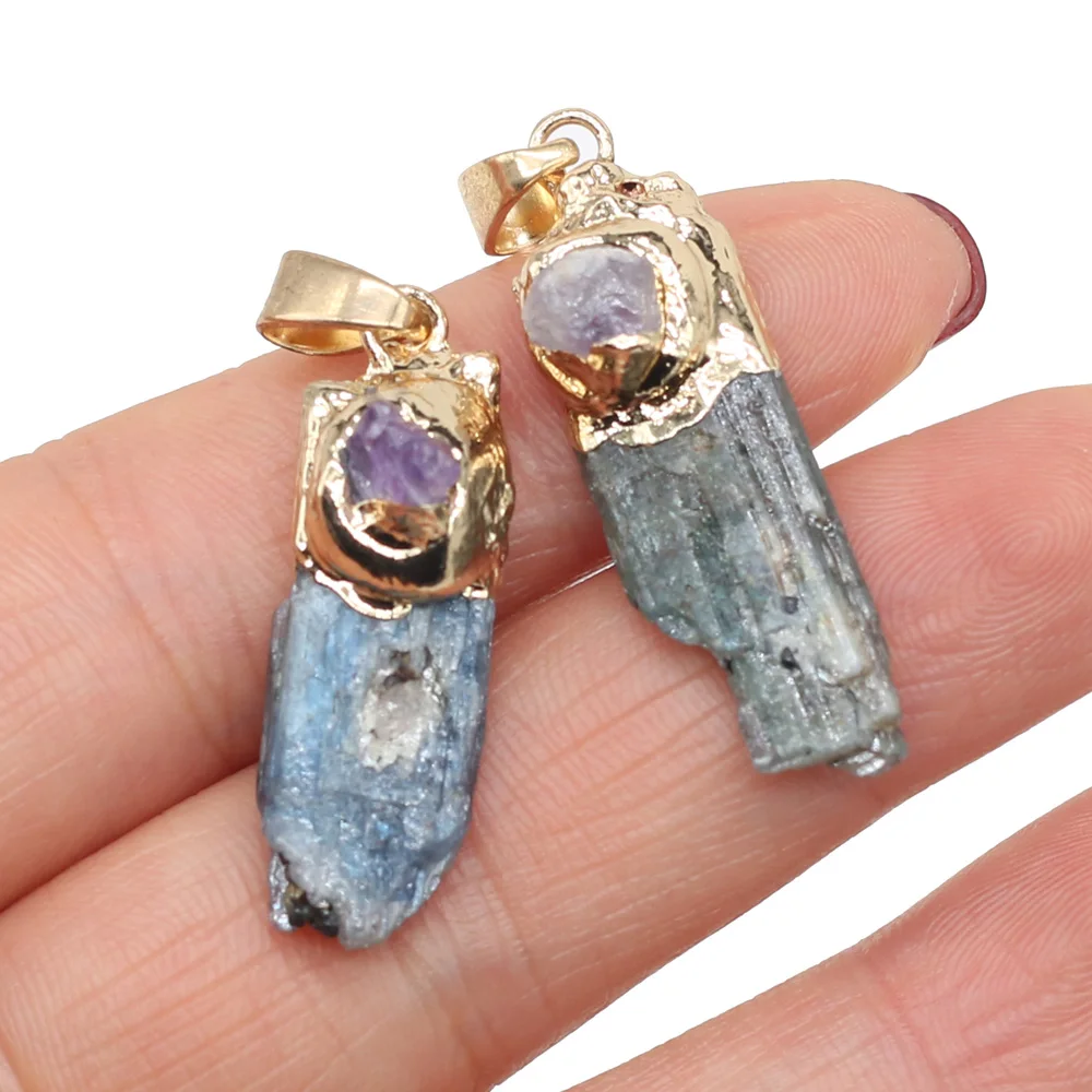 Natural Stone Crystals Pendants Irregular Shaped exquisite Charm for Jewelry Making Diy earring necklace Bracelet accessories