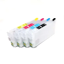 405XL Refillable Ink Cartridge With Permanent Chip For Epson WF-7830DTWF WF-7835DTWF WF-7840DTWF WF-7310 WF-3820DWF WF-3825DWF