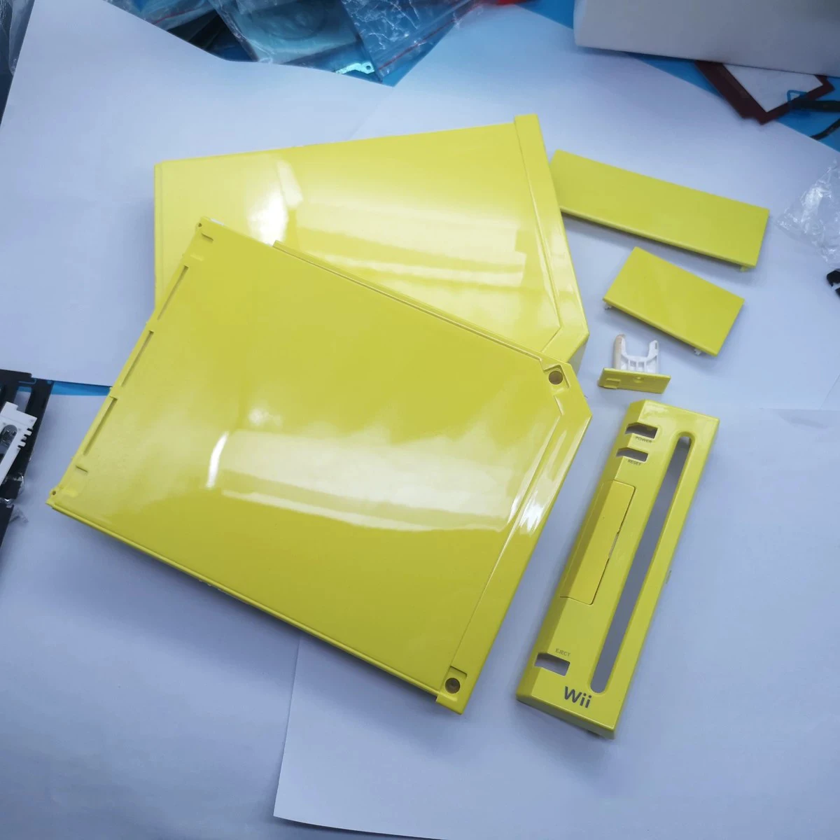 16 ألوان ل وي كامل شل الإسكان الإسكان استبدال أجزاء ل وي لعبة وحدة التحكم غطاء مع أجزاء صغيرة