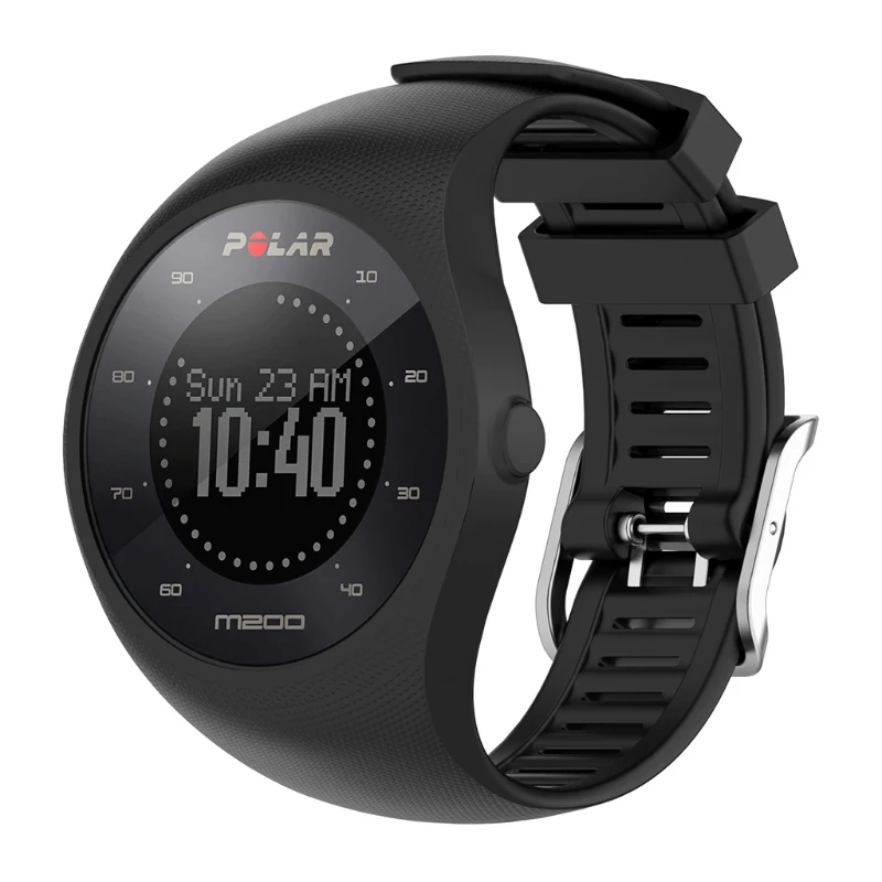 M200 cinturino da polso cinturino da polso in Silicone di ricambio cinturino da polso per Polar M200 Smart Watch