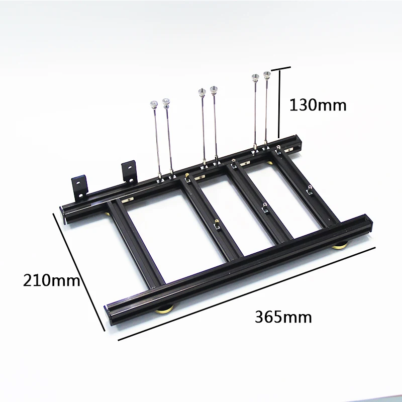 3 portatarjetas gráficas DIY base de tarjeta gráfica externa con base de alimentación para ATX SFX PSU de aluminio para minería