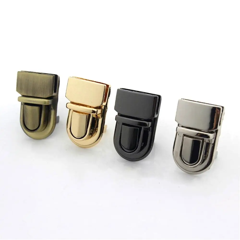 1pcs Metal Durable Buckle Tongue Lock Push Lock For DIY Handbag Bag Purse Luggage Hardware Closure Bag Parts Accessories