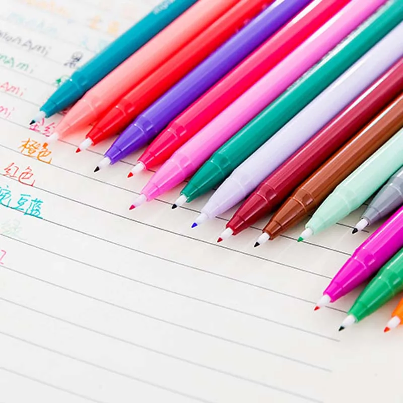 Fiber water pen color Korean stationery M 3000 Plus Pens drawing pen Art Markers