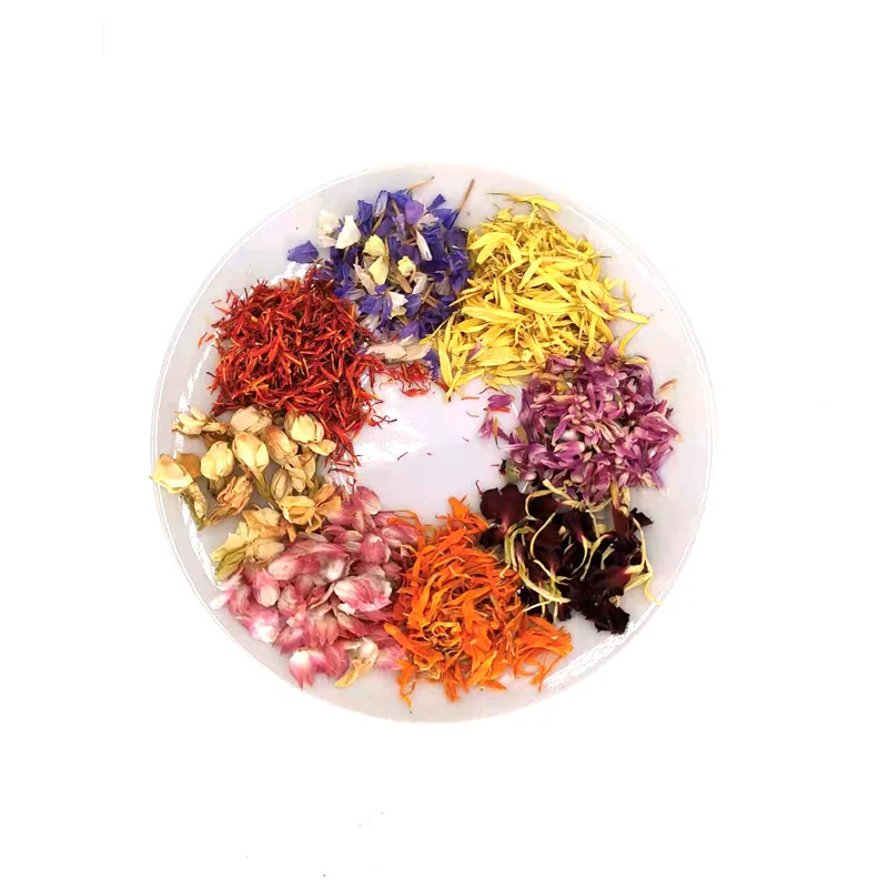 

1box 8 Varieties Dried Flower Petals For Aromatherapy Candle Epoxy Resin Pendant Making DIY Accessories