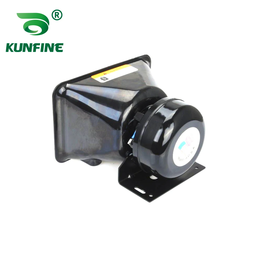 KUNFINE 200W Emergency Warning Car Horns Super Loud Alarm Siren Sound Tone Police Fire Horn Loudspeaker