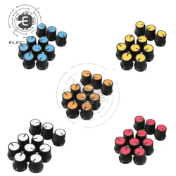 5-10PCS/lot WH148 Potentiometer knob Cap AG2 Plastic Knob For Diameter 6mm Knob Plum Handle