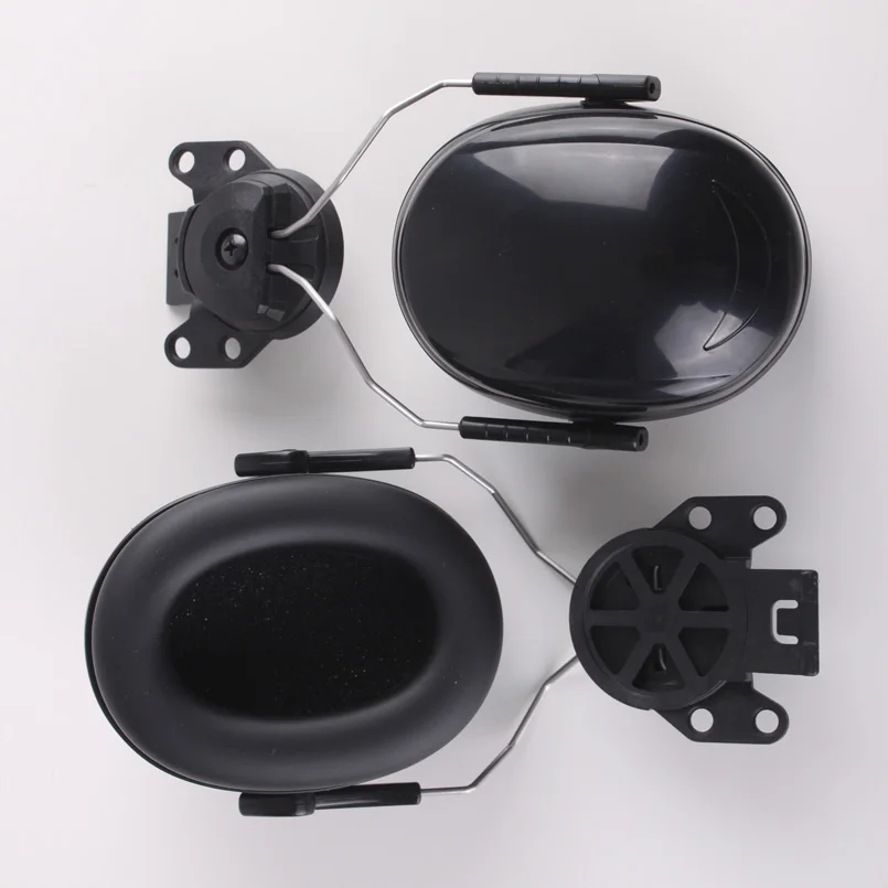 CK Tech. Anti-noise On-Helmet Earmuffs Ear Protector For Safety Helmet Cap Use Construction Work Safety Hearing Protection