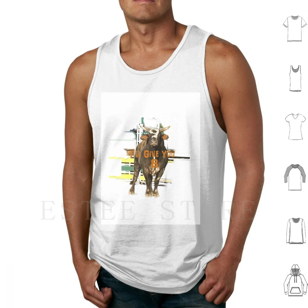 Rodeo Bull , Bucking Bull Tank Tops Vest Sleeveless Rodeo Bull 8 Seconds Bucking Bull Wild Bull Rodeo Rough Stock Rodeo