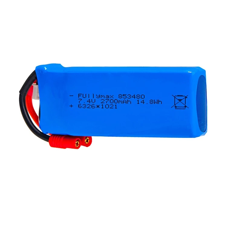 7.4V 2700mAh Rechargeable Lipo battery with 7.4V USB Charger for Syma X8C X8W X8G X8 RC Drones Quadcopter Spare Parts 2S 903480