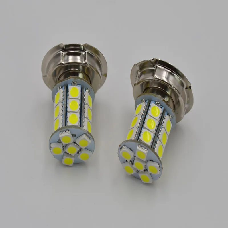 

2 шт. 12 В AC P26S 24 SMD светодиодсветодиодный белые лампы для автомобильных и мотоциклетных фар