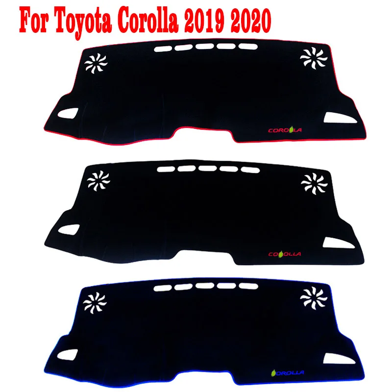 Car Dashboard Avoid Light Pad Instrument Platform Desk Cover Mats Carpets For Toyota Corolla 2019 2020  Accessories