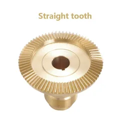 1PC NEW Straight Tooth copper Drive Gear For Automatic Feeder APF-500 Parts Milling Machine Copper Gear Accessories