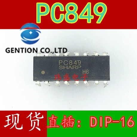 

10PCS PC849 DIP-16 into photoelectric optical isolator transistor output in stock 100% new and the original