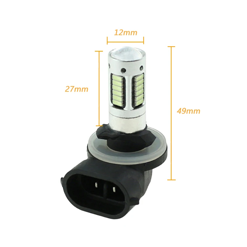 2pcs Car 881 Led 30 Led Car Light Fog Led High Power Lamp 4014 Smd Auto Car Led Bulb Car Light Source Parking 12v H27w/2