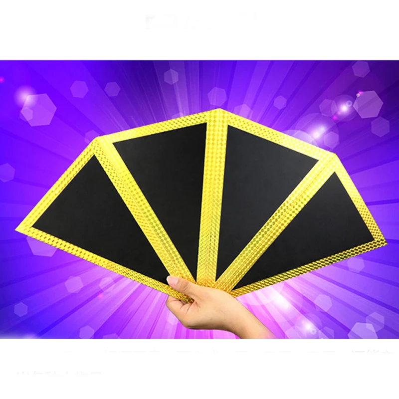 

Funnel (Four-Screen Fan) Production Magic Tricks Appearing Magie Stage Close Up Gimmick Prop Accessories