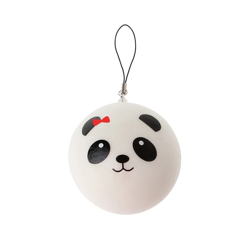 2020 New Fashion Funny Squishy Ball Slow Rising Kids Toys Panda Dog Face Stress Reliever Squeeze Toys Collection Gift For Kids