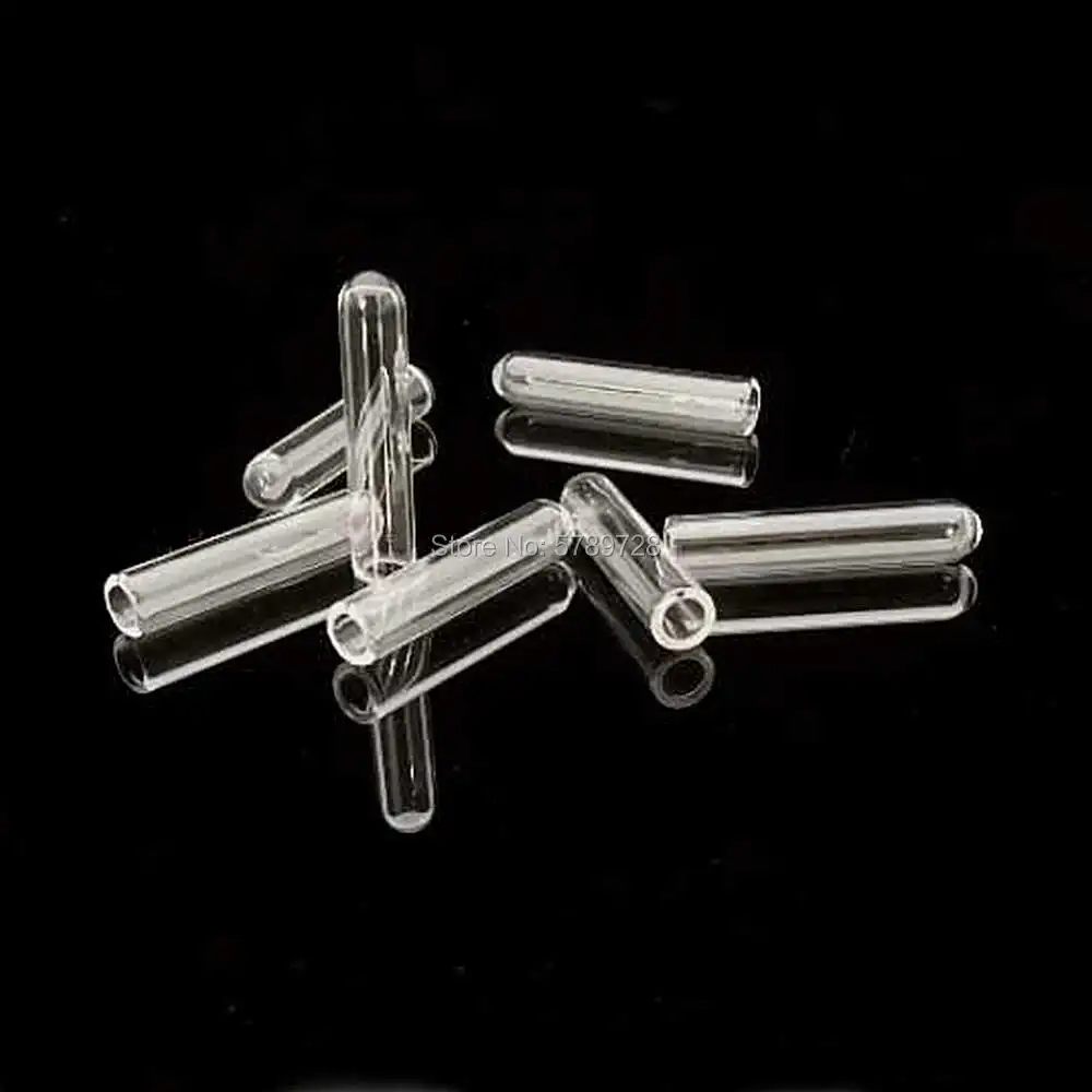 200pcs 6x30mm 6x50mm 7x30mm 7x50mm Mini Clear Glass Fermentation tube, duchenne tube for Teaching/medical/chemical experiment