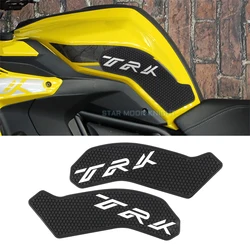 Motorcycle Sticker For Benelli TRK502X TRK 502 X 502X 2017 2018 2019 2020 2021 2022 Side Tank Pad Anti Scratch Decal Accessories