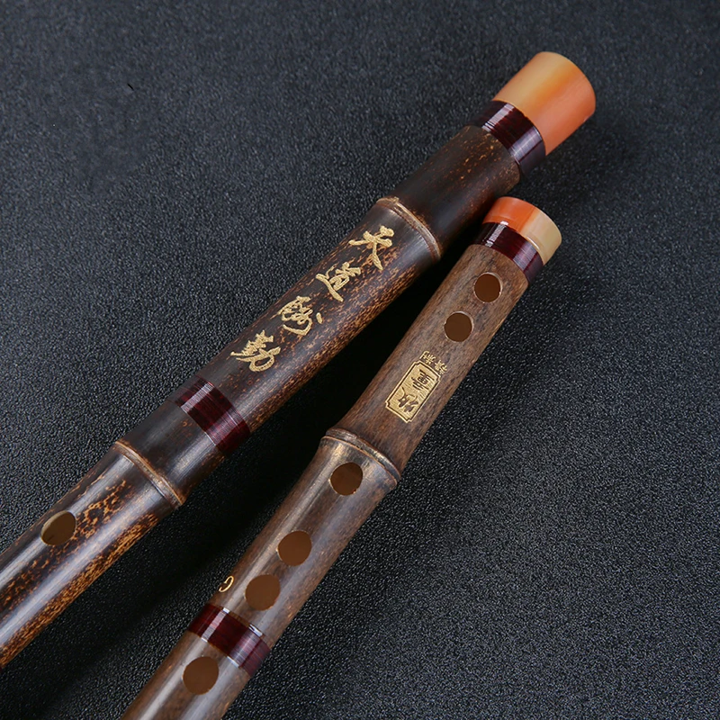 Chinese Purple Bamboo Flute DIZI Unpainte EFG key flauta transversal Bambu one section China Handmade flauta embolo