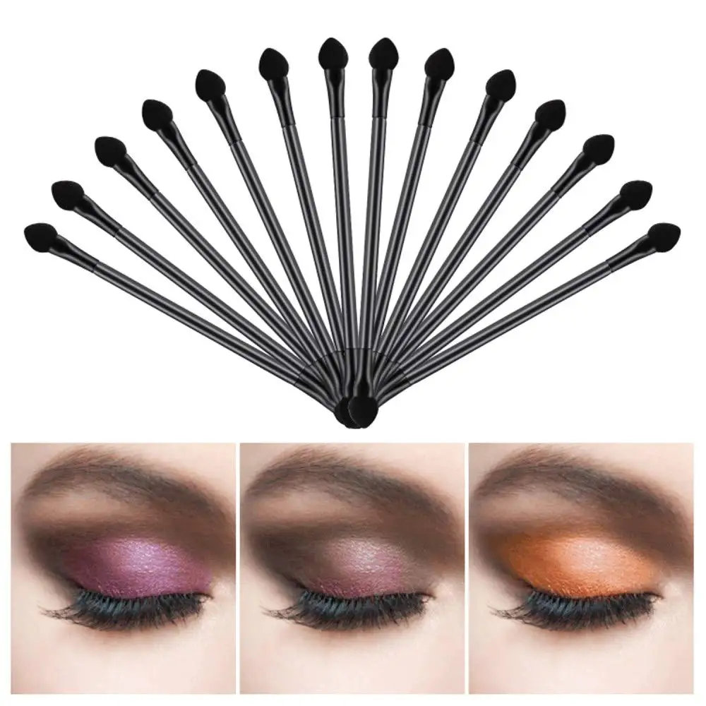 5pcs Professional Disposable Eyeshadow Sponge Brush Eyeshadow Applicator Small Vegan Makeup Double Sided Eyeshadow Brushes