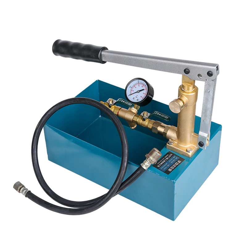 

Manual pipeline pressure test pump, leak detector, pressure ppr